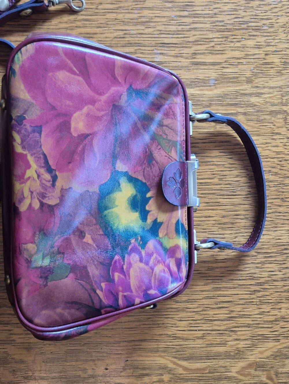Patricia Nash 11x8 Floral Print Women's Satchel, Hand Bag, Crossbody, Purse